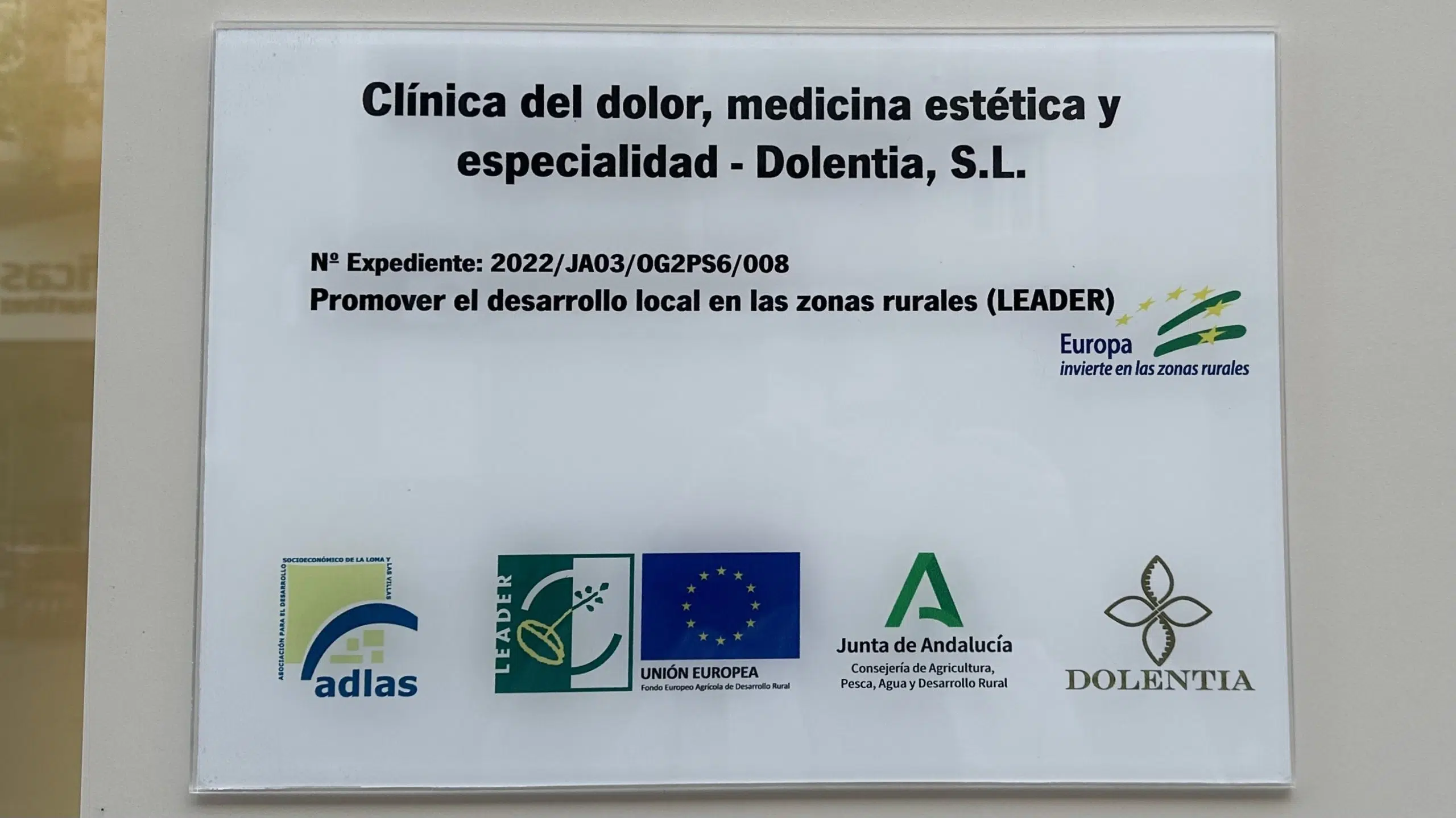 Placa Dolentia Leader ADLAS